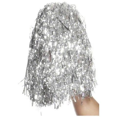 Pompon Argentati In Plastica Taglia Unica - Foto 2
