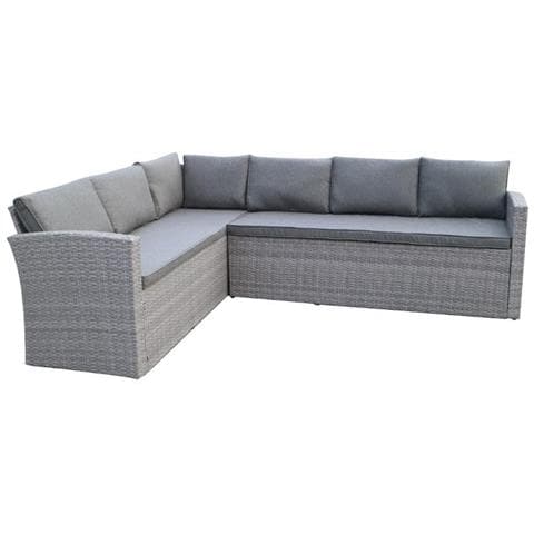 PRATIKO LIFE - Divano Angolare Miami Color Tortora 6 Posti Con ... PRATIKO LIFE - Divano Angolare Miami Color Tortora 6 Posti Con ...
