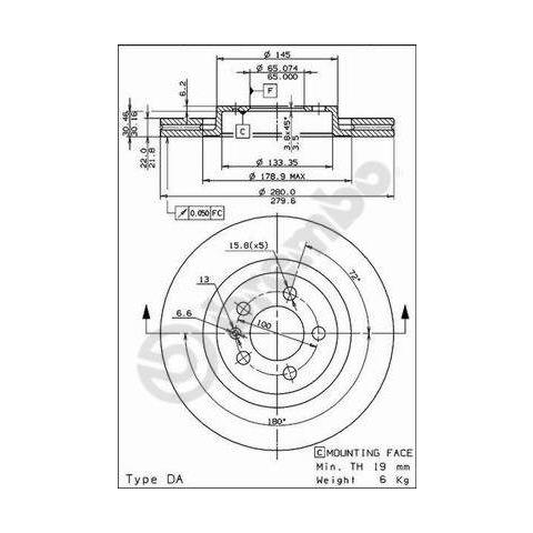 2 Disco Freno 09.7012.11 - Foto 2