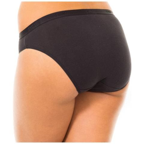 Confezione Da 3 Mutandine Slips Cotone Elasticizzato D4c17 Per Donna - Foto 2