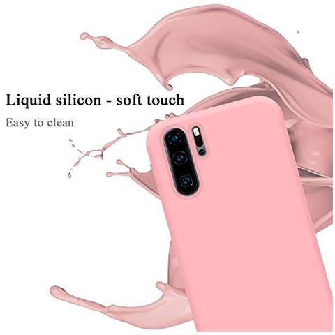 Custodia Compatibile Con Huawei P30 Pro In Liquid Rosa - Coperchio Protettivo In Silicone Tpu Flessibile - Foto 2
