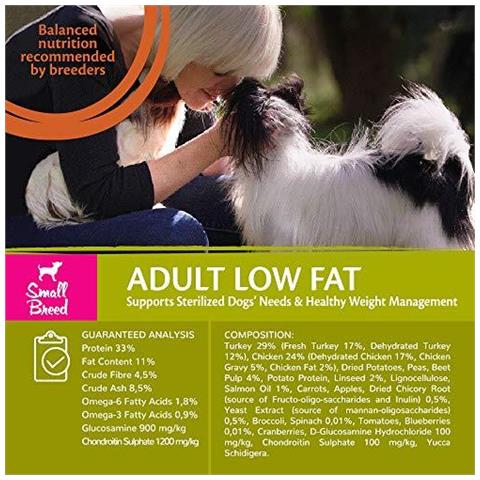 Wellness Nucleo Piccola Razza Basso Contenuto Di Grassi Peso Sano Cibo Per Cani Secco Grano Libero - Turchia 15 Kg - Foto 2