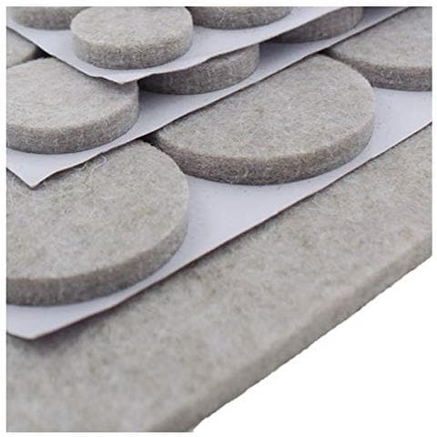 106pcs Assortiti Autoadesivo Feltrini Sticky Piano Protezioni Per I Piedi Mobili Tavolo Sedia Da - Foto 2