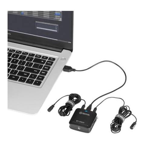 Microfono Lavalier X2 By-dm20 2-channel Usb-c / Lightning 2m - Foto 2