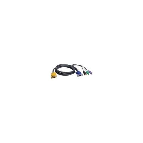 2L-5303UP, 3m, Nero, 2x PS / 2, USB A, HDB-15, SPHD, Maschio / maschio, USB A, DVI-D, HDB-15, SPHD, PS / 2 - Foto 1
