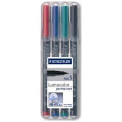 Penna Lumocolor Permanent 4 Pezzi Per Confezione Colori Assortiti - Foto 1