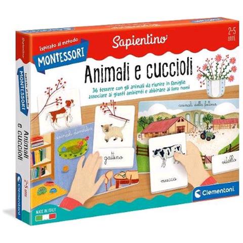 Sapientino Montessori Animali E Cuccioli Gioco Educativo - Foto 1