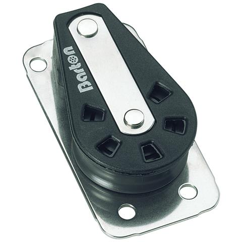 Serie 3 - Bozzello Con Puleggia, Cima Max Mm. 10, Max Carico Di Lavoro Kg. 400, Carico Di Rottura Kg. 800, Dimensioni Puleggia Mm. 45 X 13, Lunghezza Mm. 92 - Foto 1