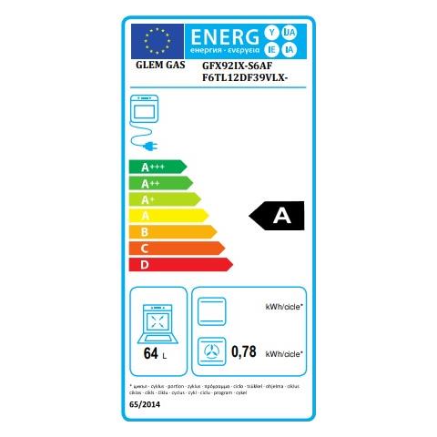 Forno Elettrico da Incasso GFX92IXS6AF Capacità 64 L Multifunzione Termoventilato Potenza 2870 W Colore Inox - Foto 2