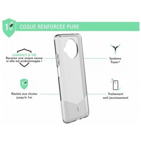 Cover Rinforzata Per Xiaomi Mi 10t Lite Pure, Trasparente - Foto 2