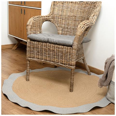 Tappeto Vinthera Moa Juta Grigio 120 Cm - Foto 2