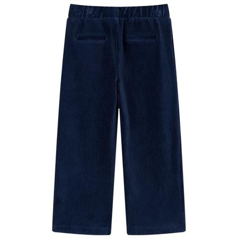 Pantaloni Da Bambino In Velluto A Coste Blu Marino 140 - Foto 2