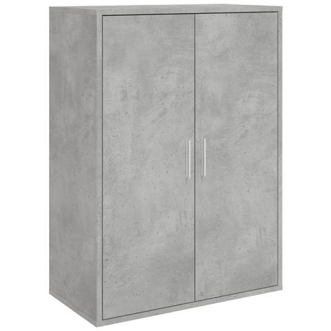 Credenza Grigio Cemento 60x31x84 Cm In Legno Multistrato - Foto 2