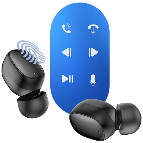 Auricolari Senza Fili Bluetooth In-ear Ultra-compatti, Nero - Foto 2