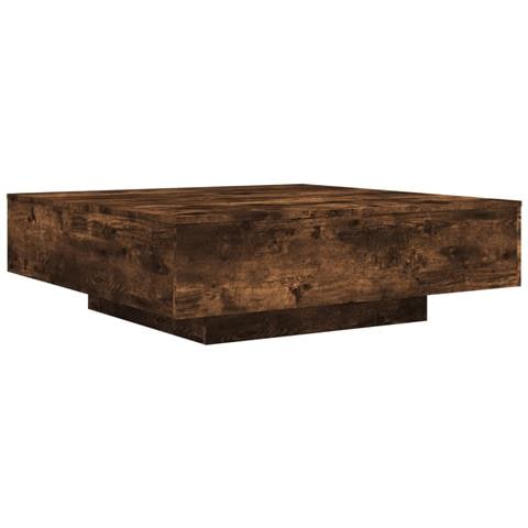 Tavolino Da Salotto Rovere Fumo 100x100x31 Cm Legno Multistrato - Foto 2