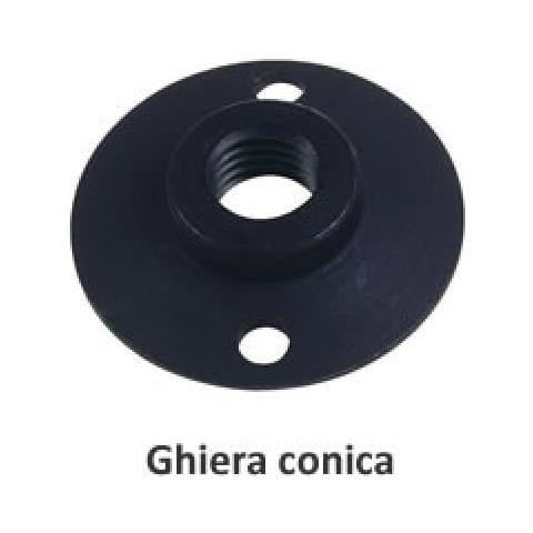 Ghiera Per Smerigliatrici Con 2 Fori - Conica - Foto 1