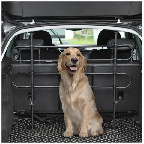 Griglia Di Protezione Regolabile Per I Animali Domestici Adatto A Ogni Auto Nero - Foto 6