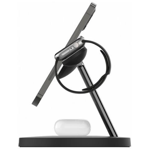 Pro 3-IN-1 Caricatore Wireless Con Magsafe 15W Nero - Foto 1