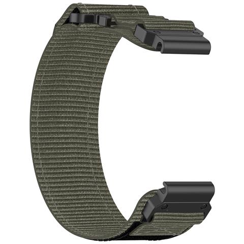 Cinturino Orologio Da 22 Mm Per Garmin Quatix 7 Pro /fenix /fenix 6/fenix 5 Taglia M Nylon Grey - Foto 2