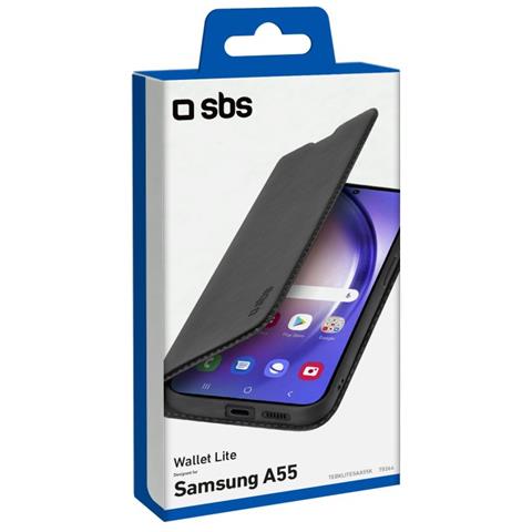 TEBKLITESAA55K custodia 16,8 cm (6.6"") Custodia a borsellino Nero per Galaxy A55 - Foto 3