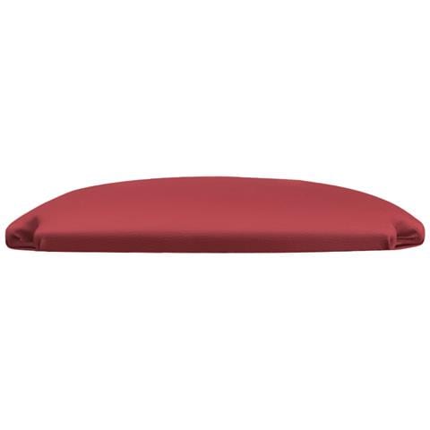 Sedile Ricambio Similpelle Rosso Per Seggiolone E Sgabelli In Legno - Foto 2