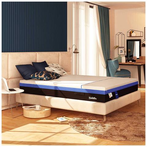 Materasso 1600 Molle e Memory 5 cm Hybrid Bros Matrimoniale misura 140x190 cm - Foto 1