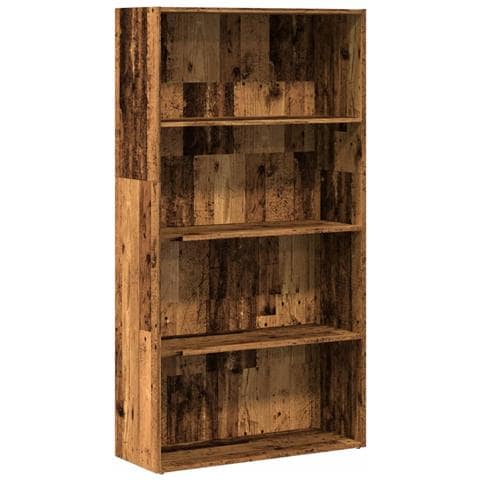 Libreria Legno Antico 80x30x152 Cm In Legno Multistrato - Foto 2