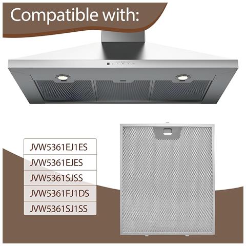 Filtro Antigrasso In Foglio Di Alluminio Wb02x24871 Per Cappe Aspiranti Ge - Foto 2