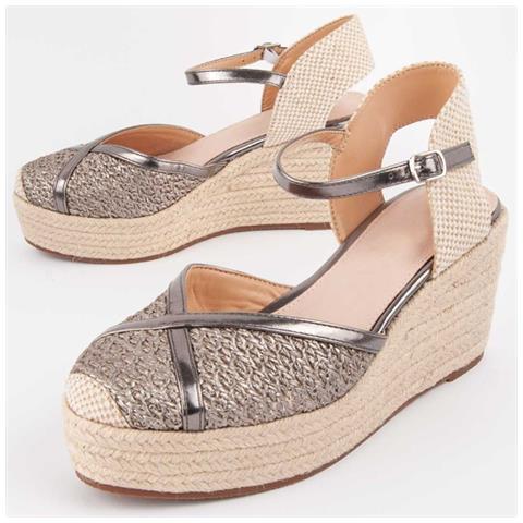 Montevita Wedge Sparto Balenci9 Grigio . - Foto 1