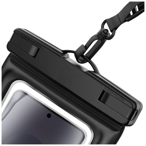 Custodia Impermeabile Per Telefono 7.2"" Ipx8 30m Finestra Touch Con Cinturino - Foto 4