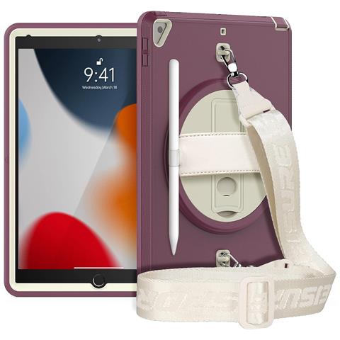 Custodia Per Ipad Mini 5/4 7.9"" Con Supporto E Tracolla Viola - Foto 1