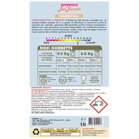 Detersivo Belbucato Marsiglia 1ltx6pz - Foto 3