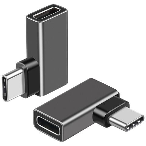 Adattatore Da Type-c A Usb4: Convertitore Angolato Maschio-femmina, Supporta La Ricarica A 240w E Dati A 40gbps - Foto 3