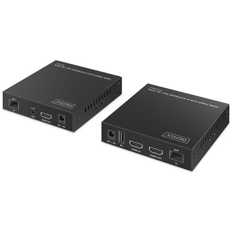 Set di estensori KVM IP in fibra HDMI, 4K / 60Hz - Foto 2