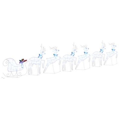 Renne LED 7 pcs Bianco Tessuto - Foto 9