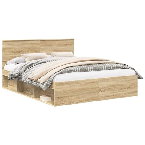 Struttura del letto Sonoma 160 x 200 cm Pino massello - Foto 1