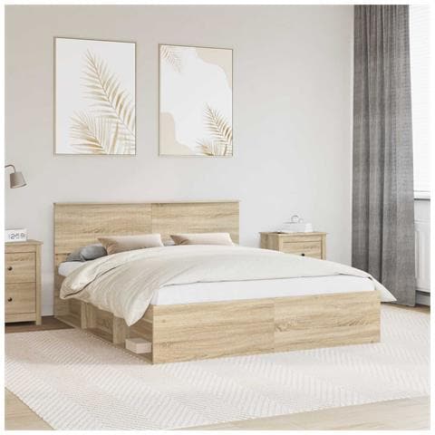 Struttura del letto Sonoma 160 x 200 cm Pino massello - Foto 2