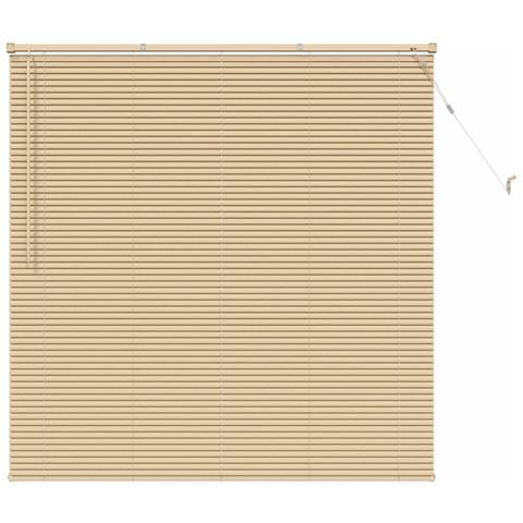 Tenda Veneziana Marrone Chiaro con Motivo 150 x 130 cm PVC - Foto 1