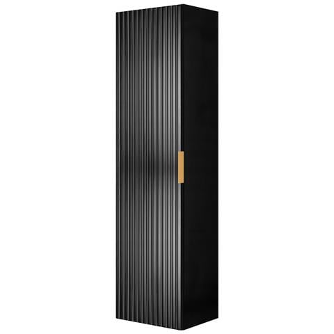 | Set di mobili da bagno - nero opaco | 120/57/46 cm & 35/136/27 cm | Mobili sottolavabo, mobili da bagno, colonne, mobiletti da bagno - Foto 2