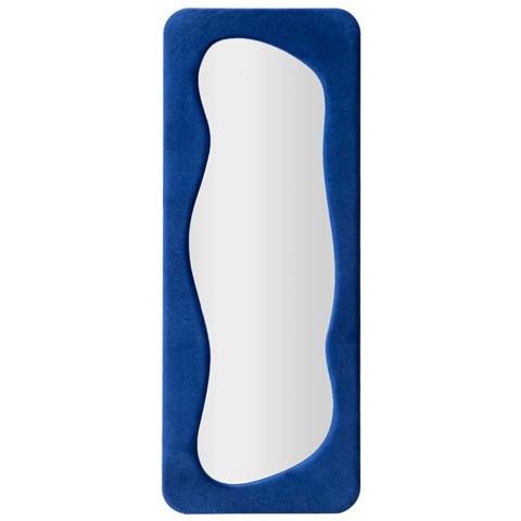 Specchio Con Cornice Vkh461-blu-mdf-40x4x160 Cm - Foto 1