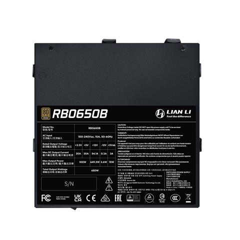RB0650B.B alimentatore per computer 650 W 24-pin ATX ATX Nero - Foto 2