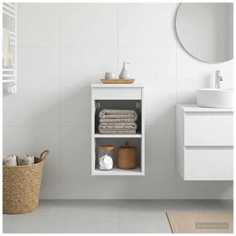 Armadio Bagno In-between Bianco 30 x 44,5 x 50 cm - Foto 8