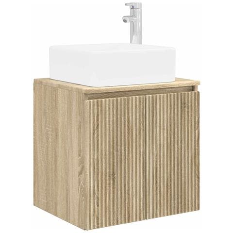 Mobile Lavabo da Parete Rovere Sonoma 49,5 x 41 x 63 cm - Foto 1