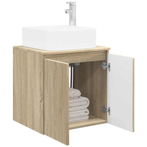 Mobile Lavabo da Parete Rovere Sonoma 49,5 x 41 x 63 cm - Foto 2