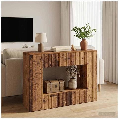 Tavolo consolle Rigato Legno vecchio 101 x 29 x 74 cm - Foto 2