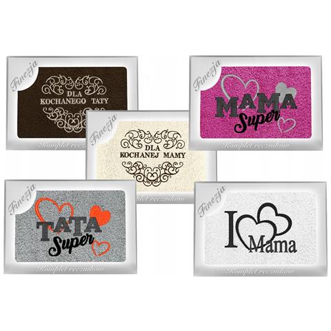Set di asciugamani 2x70x140 cm - Ecru-Grafite - 100% cotone - Elegante regalo per i genitori - Foto 10