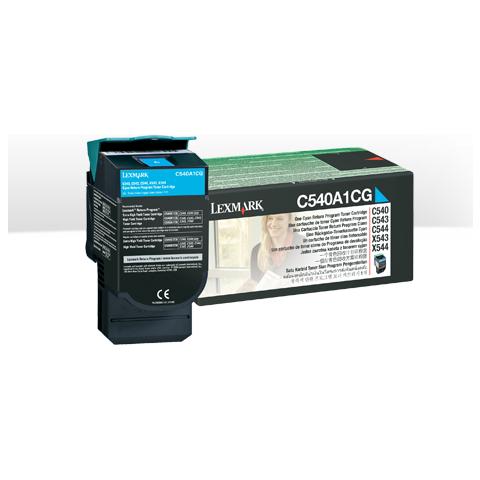 C540A1CG Toner Originale Ciano per C54X / X54X Capacità 1000 Pagine - Foto 1