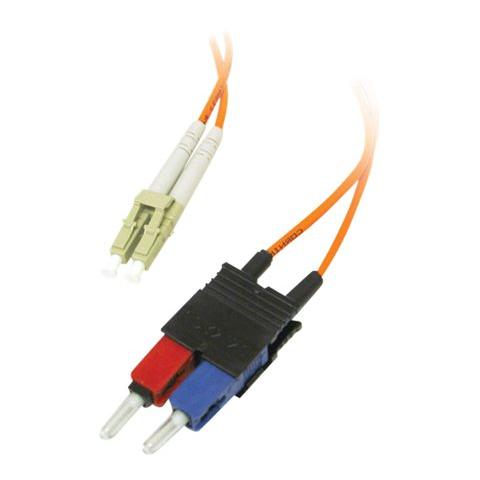 Cavo Rete 85256 - Fibra Ottica - 1 Pacco - LC Maschio Rete - SC Maschio Rete - Cavo patch - Arancione - Foto 1