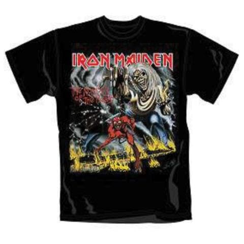 Iron Maiden - Number Of The Beast Black (T-Shirt Unisex Tg. 2XL) - Foto 1