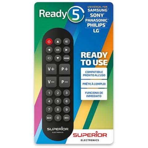 Superior Telecomando Ready 5 Universale (Samsung,LG,Panasonic,Sony) - Foto 1